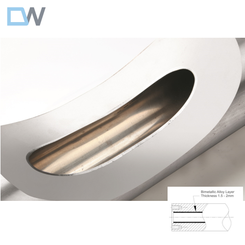 Barril bimetálico com 40% de ligas à base de níquel de carboneto de tungstênio DW-K3