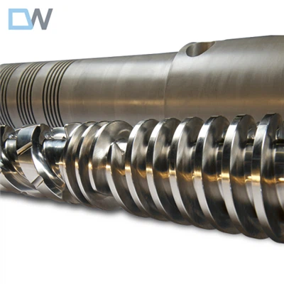 Conjunto de cilindros de parafuso duplo paralelo para extrusão de RPVC CPVC